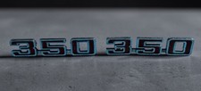 19691972 Chevrolet Chevelle Malibu 350 Emblem 3.25 Gm 325291 Original Pair