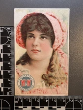 Antique Victorian Trade Card Advertising - Wheeler & Wilson Sewing Machine 