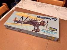 Guillow’s Stearman PT-17 Pilot Trainer Scale Balsa Model Airplane - Incomplete
