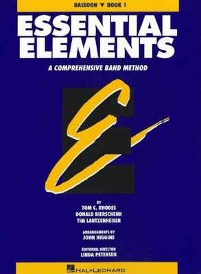 ESSENTIAL ELEMENTS, BOOK 1 - BASSOON By Tom C. Rhodes & Donald Bierschenk *VG+*