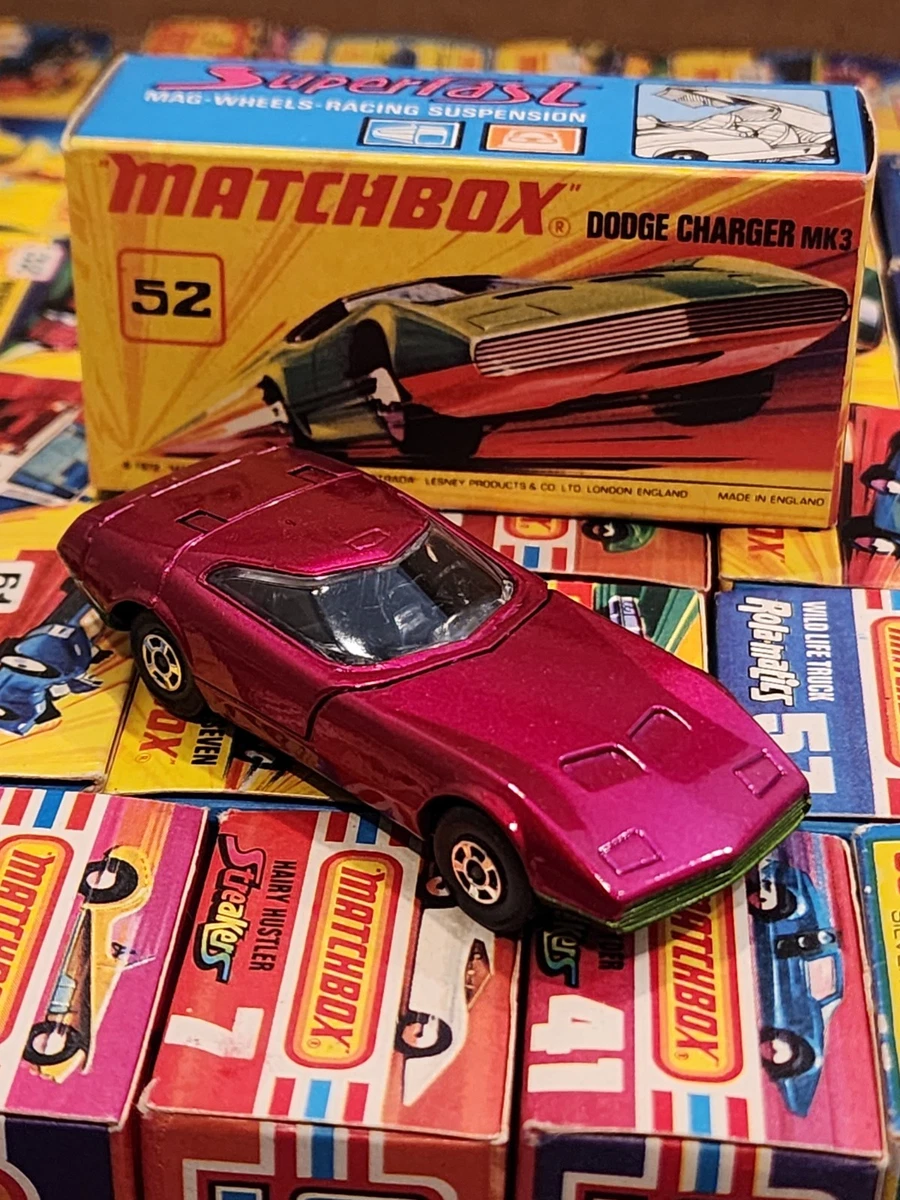 ミニカー MATCHBOX 1970 Superfast DODGE CHARGER MK Matchbox Superfast Dodge 1970 Vehicle Year Vintage Manufacture