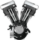S&S Engine, V80, 508 Cam, Wrinkle Black, Cast, Harley EVO Big Twin 1984 1999
