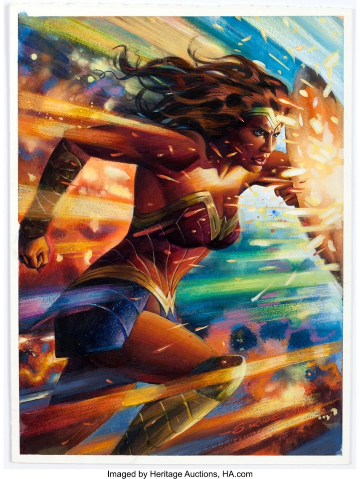 WONDER WOMAN lot of 3 vintage DC comic books includes ORIGIN & BONDAGE COVER ART - Image 4 of 4