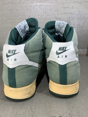 1994 Nike Air Force 1 High CVS SC Evergreen Canvas Shoe Men's Size
