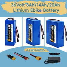 36V Ebike Battery 36volt 8Ah 14Ah E-Bike Lithium Battery for Electric Bikes