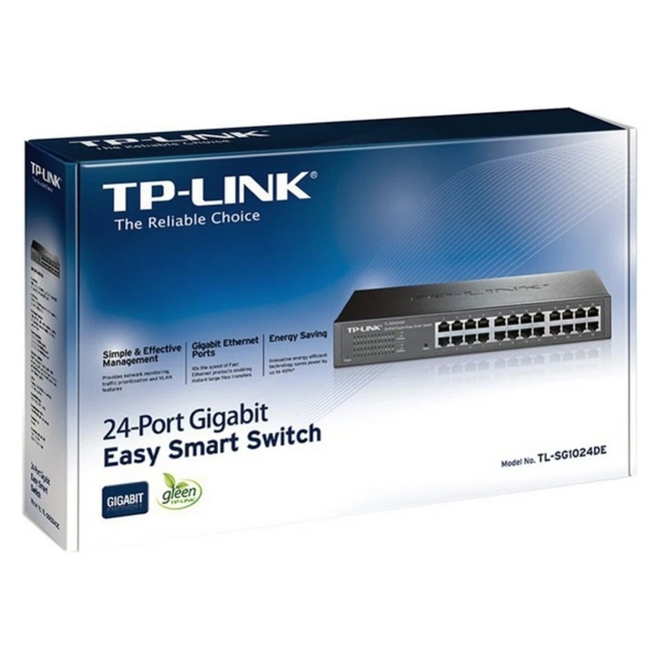 Schalter für das Büronetz TP-Link TL-SG1024DE LAN 100/1000 48 Gbps Schwarz - Bild 3 von 3
