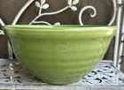 #12 Large Bauer Ring Ware Green Depression Era Mixing Ceramic Bowl 9.5 x 5” VGC