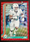 2025 Topps Chrome Football Red Wave Refractor Tyreek Hill #185
