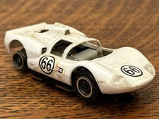 Vintage Tyco Pro White Chaparral #66 Race Car Ho Slot Car - As-Is