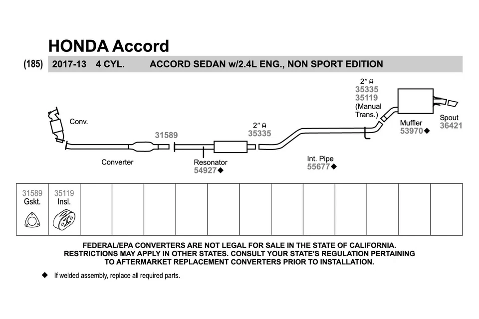 For Chevy Camaro 98-99 Exhaust Pipe Flange Gasket High Temperature Graphite w - Imagem 3 de 4