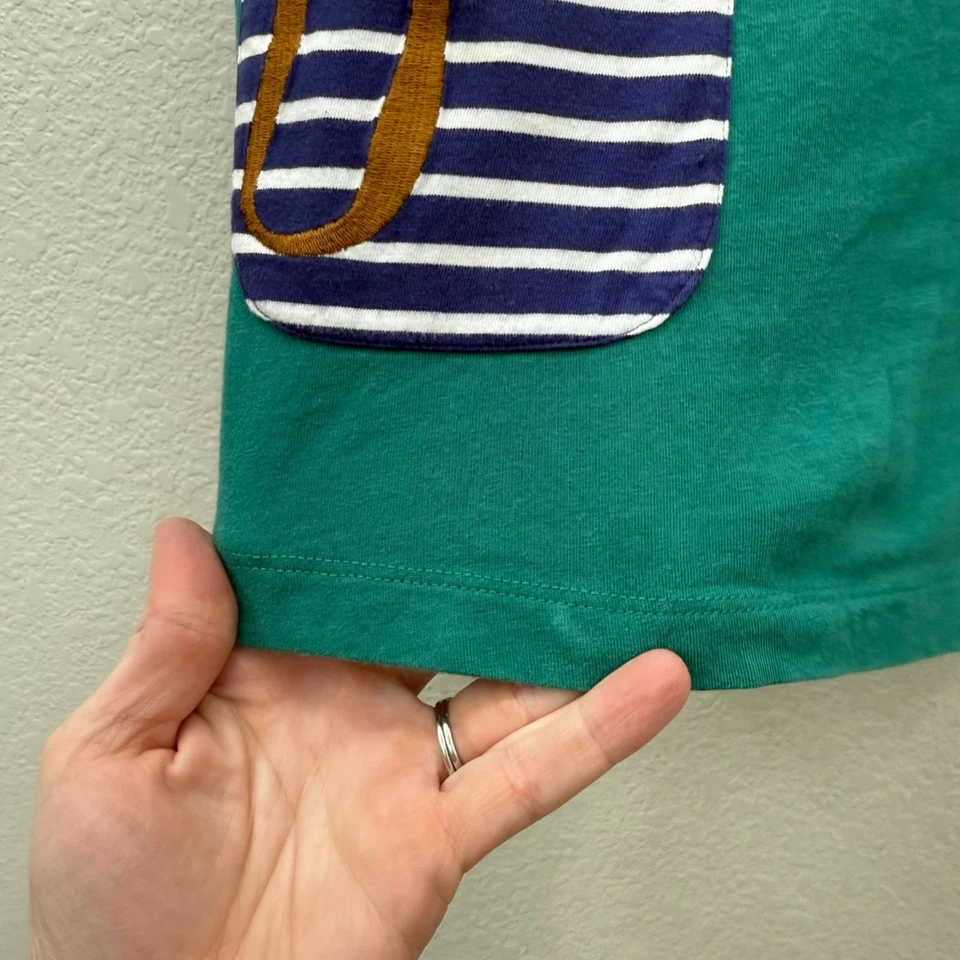 Mini Boden Zoologist Giraffe Applique Tunic Top Girls size 5-6 - Image 4 of 4