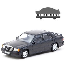 TARMAC WORKS MERCEDES BENZ 190 E 2.3 16 1/64 BLUE-BLACK T64G-047-BK