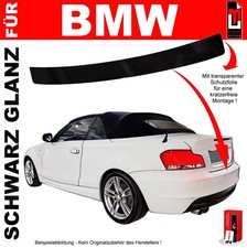 Lackschutzfolie Ladekantenschutz für BMW 1er Cabrio E88 2008-2013 Schwarz Glanz