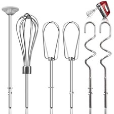 Hand Mixer Attachments Beater for Kitchenaid Mixers Universal, Silver