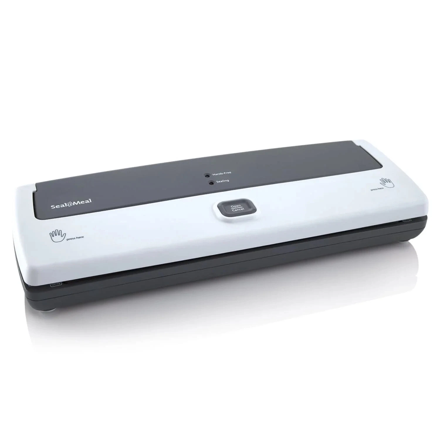 Seal-A-Meal Vacuum Sealer and Bags Compact White Food Sealer with One-Touch S...