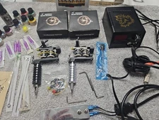 Wormhole tattoo kit With 2 Guns Used 