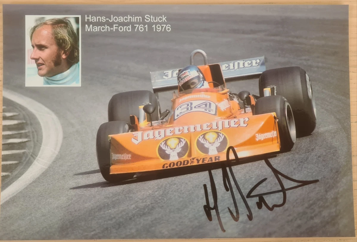 Hans-Joachim Stuck original Autogramm auf Foto-Karte (D'occasion) à