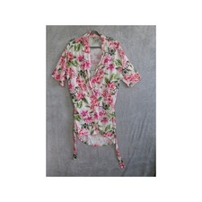 Show Me Your Mumu Floral Robe Kimono Short Sleeve O/S Polyester Intimates Sleep