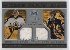 2005 Rookie Update Inspirations 464/999 Jordan Sigalet Andrew Raycroft #199 fh9