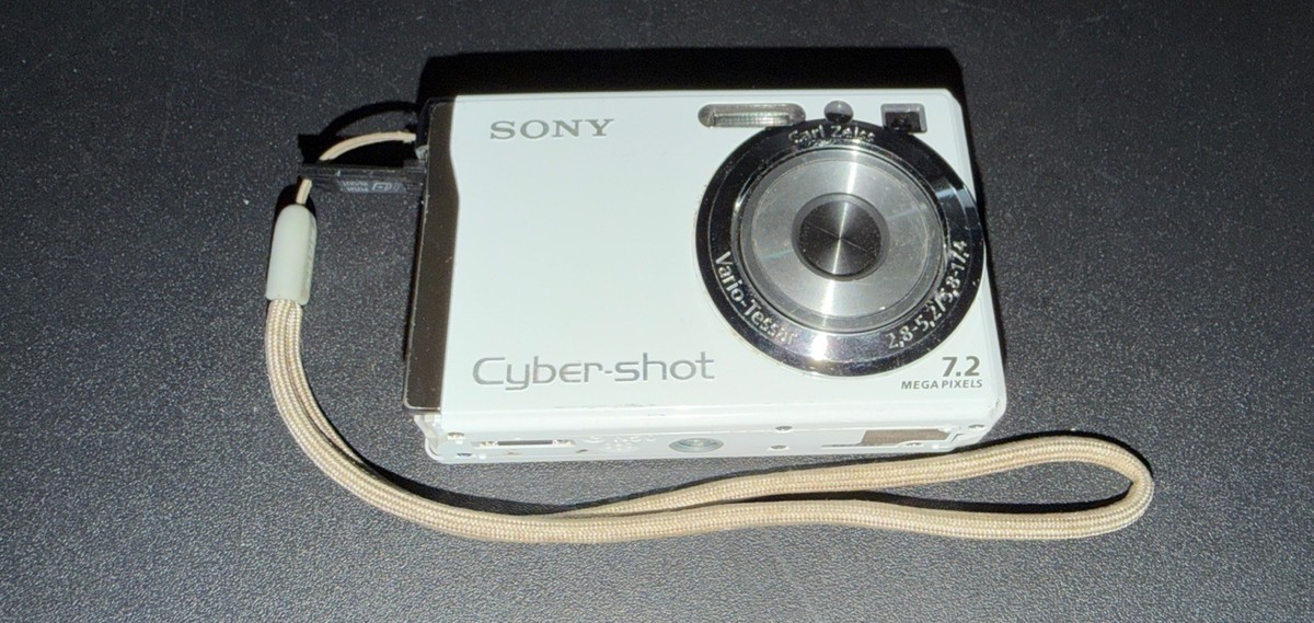 Sony Cyber-shot DSC-W80 7.2MP Digital Camera - Silver for sale