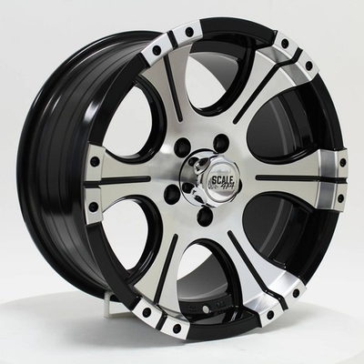 #ad 15x8 Scale Ace 5x114.3 0 Black Machined Face Wheels Rims Set 4 83.06 $608.00