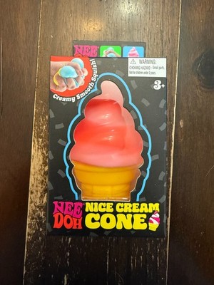 Orange Needoh Nice Cream Cone New in Box Ice Cream Squish toy AUTHENTIC