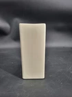 Vintage McCoy USA Floraline Tan / Beige Square Top Vase 447 7.25" Tall