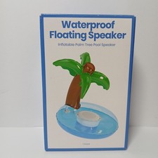 Inflatable Palm Tree Waterproof Floating Bluetooth Speaker - New Sealed Packing