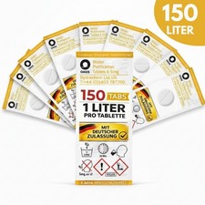 JUNG Oasis 150x1L Tabletten Trinkwasserreinigung +Kanister10L Wasseraufbereitung