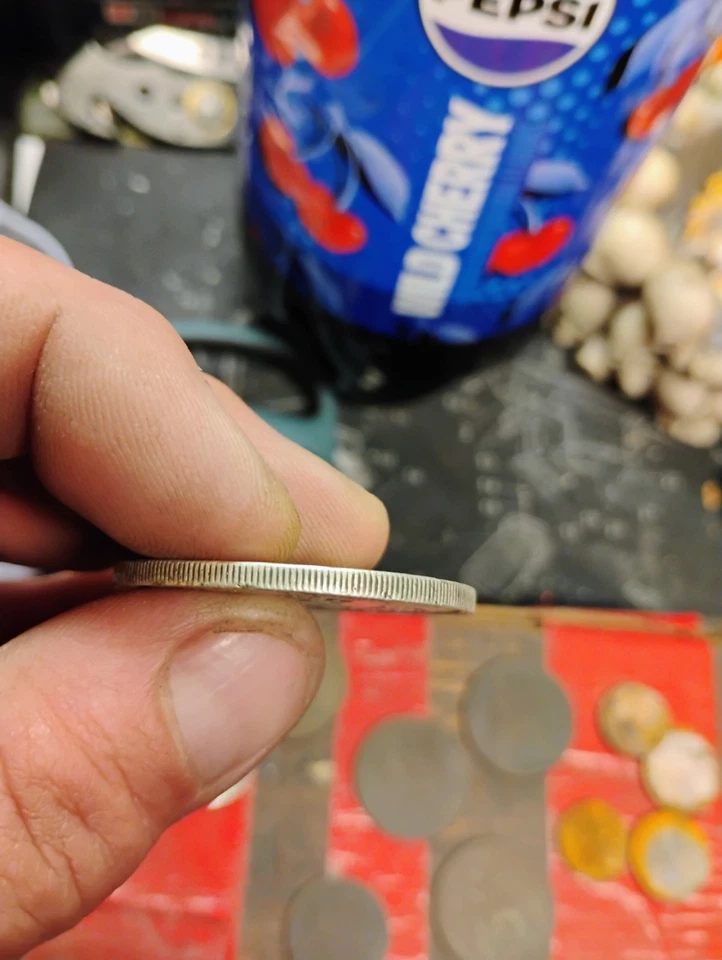 1956 EGYPT Torch & Broken Chains OLD Silver 50 Piastres Egyptian Coin i114541 - Image 2 of 4