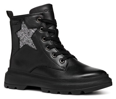 GEOX J KIDDARTAH GIRL A Schnürboots Plateaustiefel,Winterstiefel,Chunky Boots