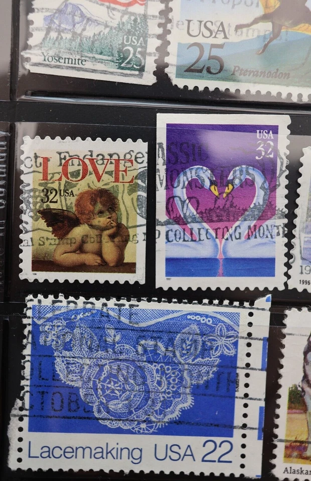 Page Lot US PSA Slogan, Stamp Collecting, Cancel, All Diff. SOTN SON - Image 2 of 4