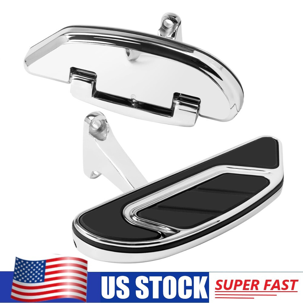 XFMT Motorcycle Chrome Rear Passenger Floorboards Footboards For Harley Airflow
