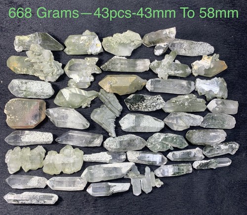 7690 Carats Chlorine Quartz Specimens Lot of 73 Pieces. - Picture 2 of 21