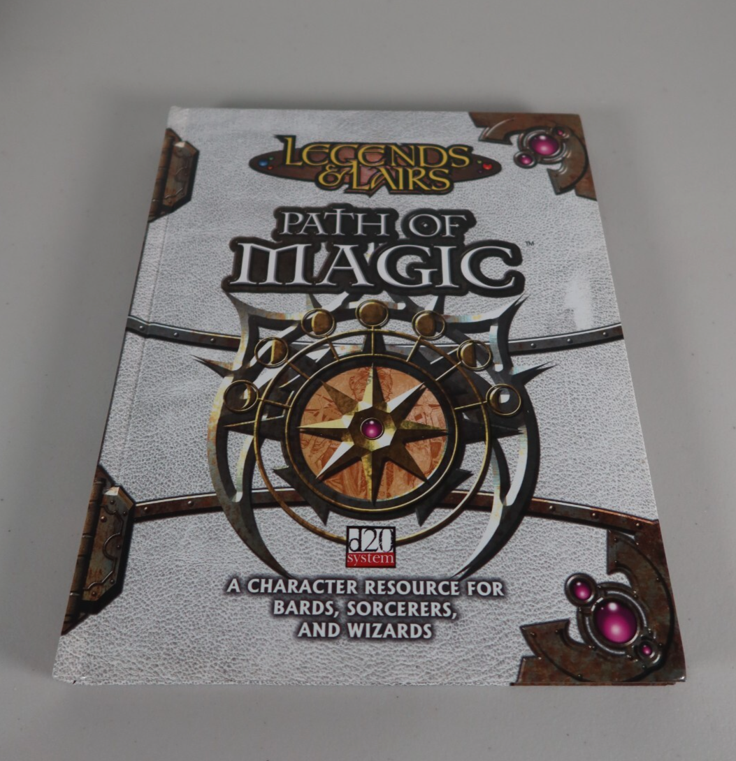 Legends & Lairs Path of Magic Hardback Book d20 System