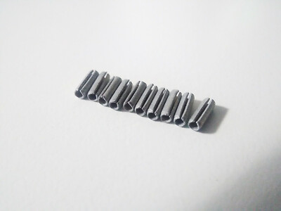 10X Slotted Spring Roll Pin 5/64 x 1/4 Zinc Coated High Carbon Steel | eBay