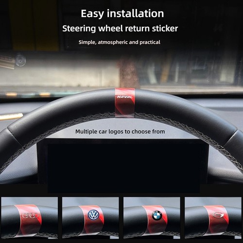 Precision-Made Compact Steering Wheel Centering Mark Sticker Center Line Marking - Picture 5 of 23