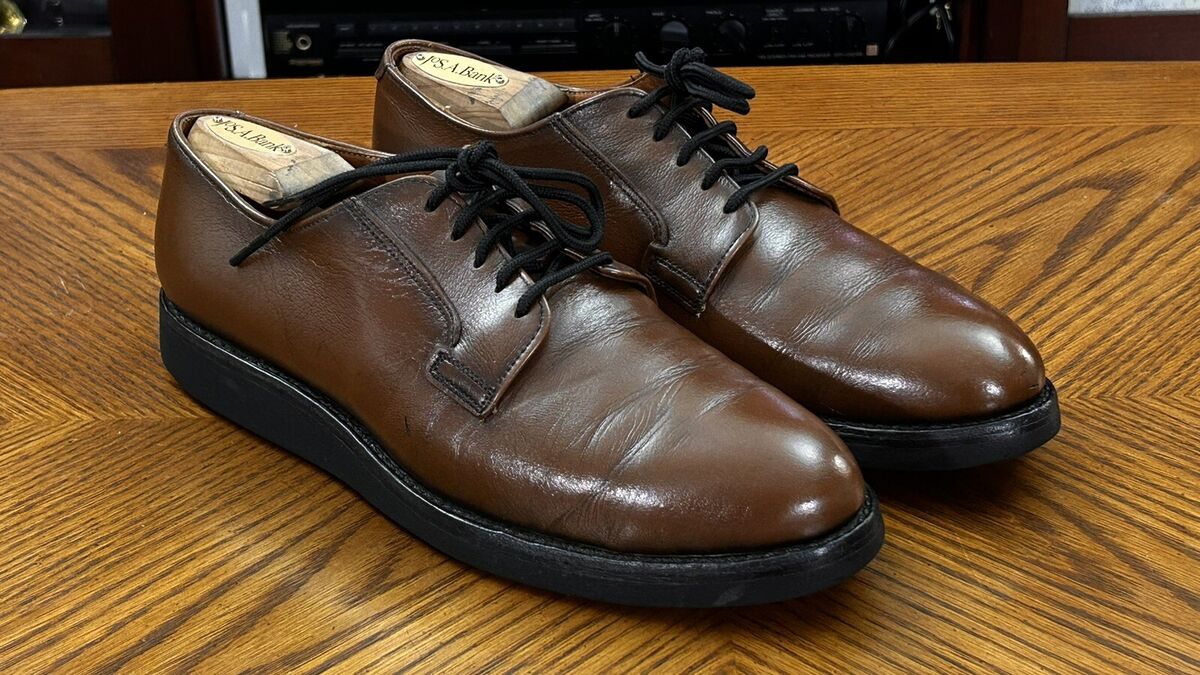 Red Wing Postman 101 Brown Leather Oxford Lace Up Working Red Wing Postman 101 Brown Leather Oxford Lace Up Working