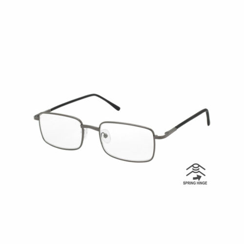 Reading Glasses Mens Womens Square Spring Hinge Unisex 5 Pack New Style Look - Picture 4 of 8