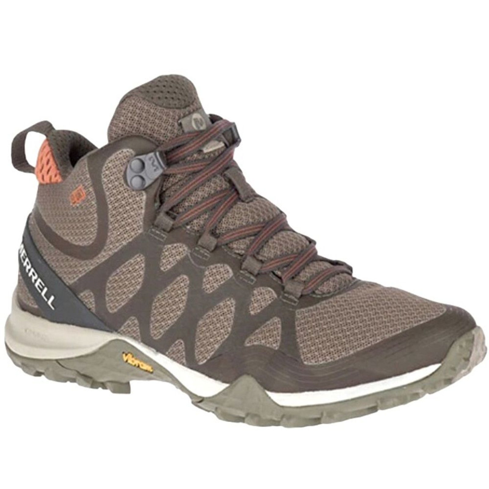 MERRELL Stivali da trekking donna grigi Siren 3 Mid impermeabili suola Vibram taglia 10