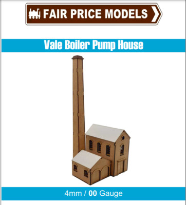 Vale Kesselhaus Laserschneiden Kratzhilfe Layout Kit 00 Stärke 4 mm Modelleisenbahn