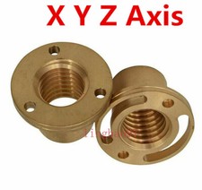 Set Milling Machine Longitudinal Brass Feed Nut X +Y+ Z Axis For BRIDGEPORT Part