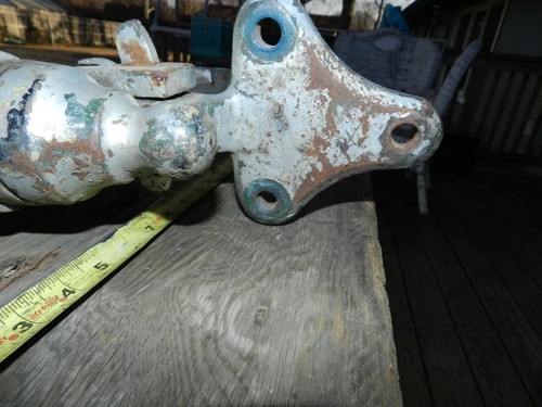 Antique Vintage Blacksmith Post Leg Vise 50 lbs 5" Jaw, Parts or repair (A) - Picture 6 of 12