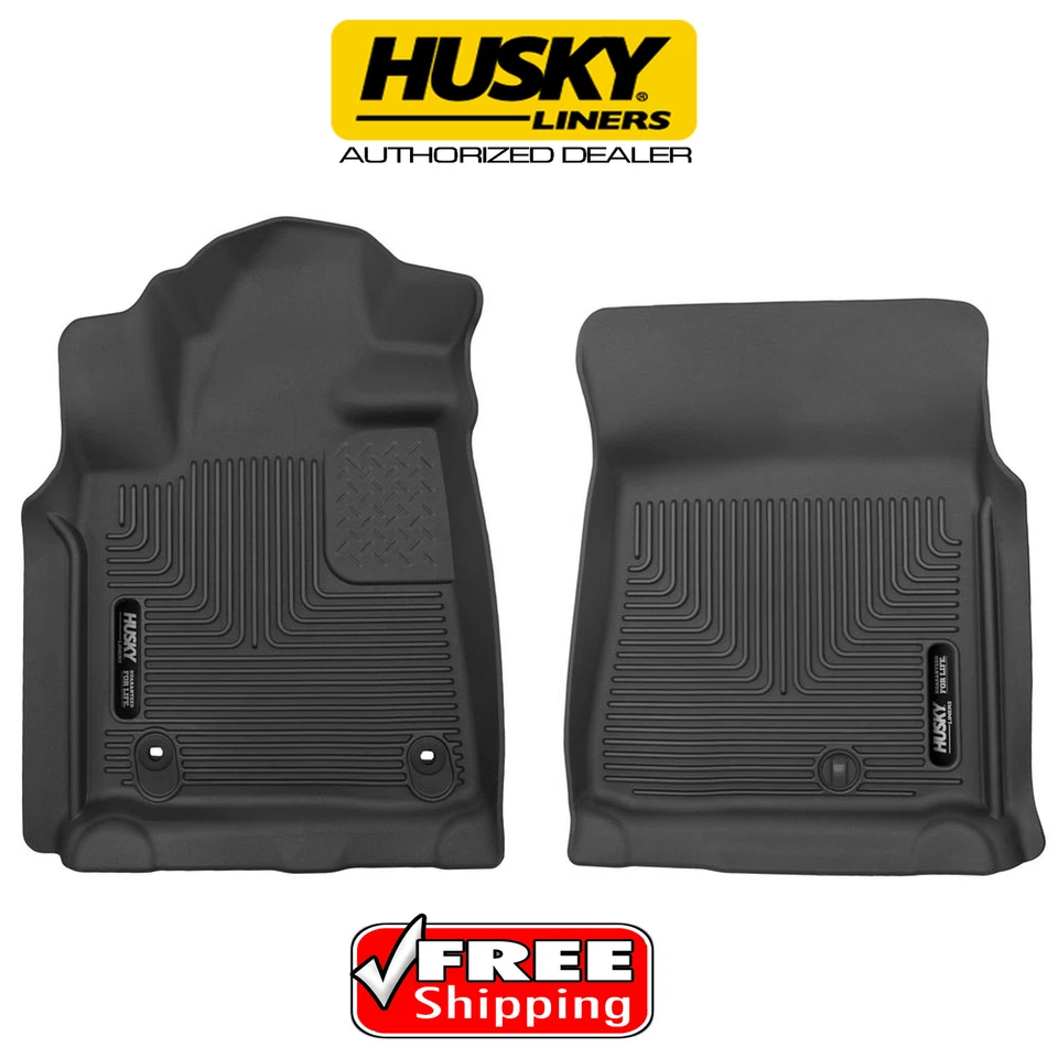 Alfombrillas delanteras HUSKY 53711 X-Act Contour para Toyota Tundra 12-21 TODAS negras Foto 2 de 4