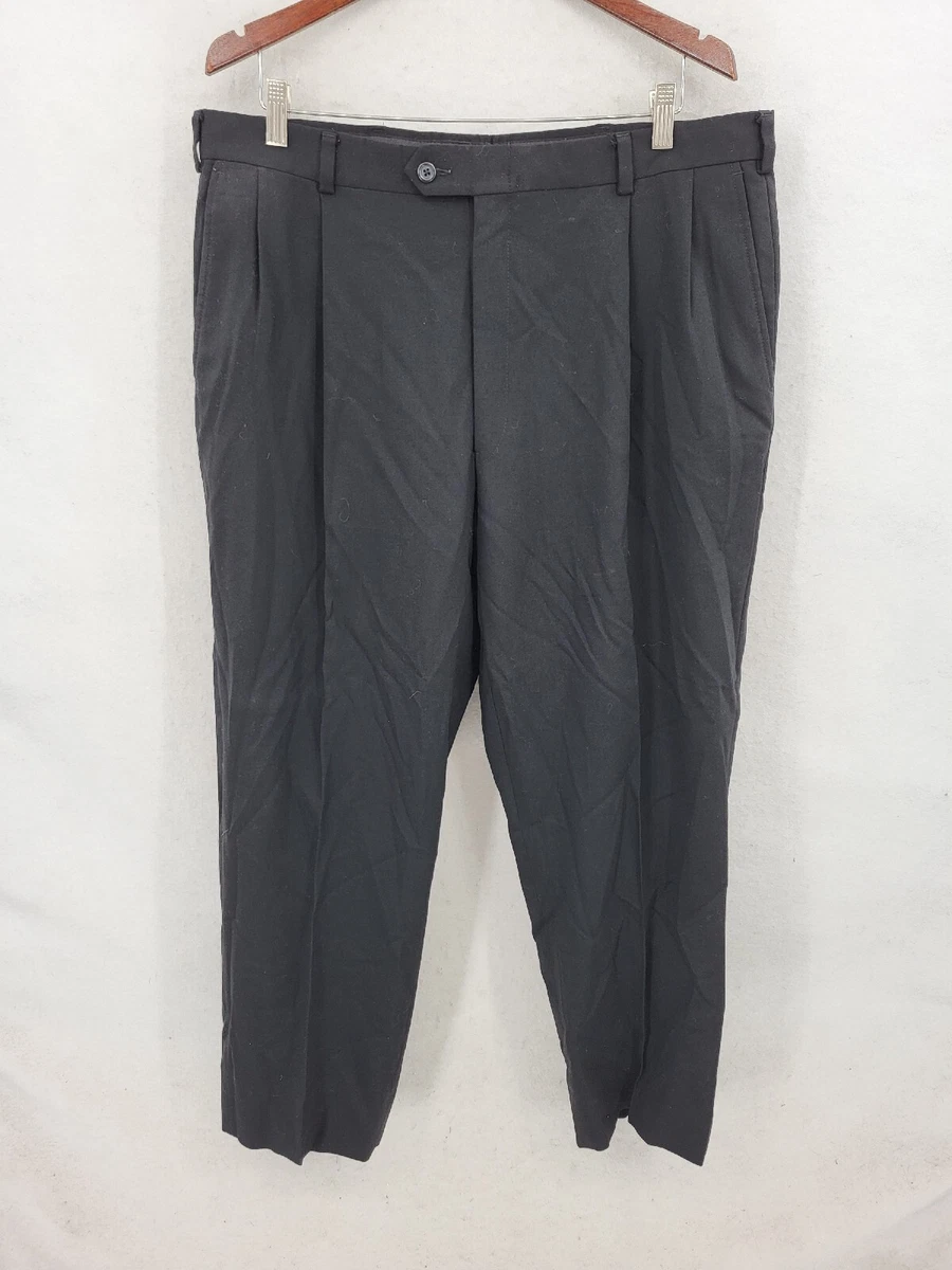 BURBERRY- Wool Trousers- Man-  - Black