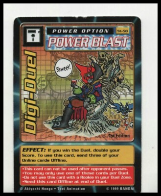 1999 Digimon: Digi-Battle CCG Series 1 Starter Set  #St-58 - Digi-Duel