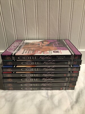 7 Core Rhythms Dance Exercise Program Fitness DVDs  7 Sealed