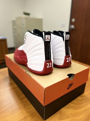 Air Jordan 12 Cherry - Men Size 8 - CT8013-116 Brand New | eBay