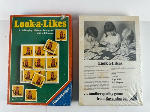 Vintage Ravensburger Look-a-Likes A Challenging Children's Lotto Game NIB - Picture 4 of 7