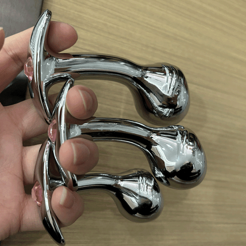 Metal Steel G-spot Anal Butt Plug Prostate Massager Probe Sex Toys for Men Women - Picture 3 of 16